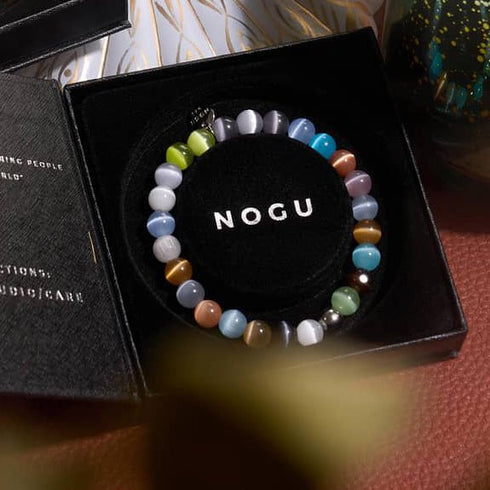 Forêt du Cheshire | Argent sterling .925 | Bracelet en verre du Cheshire
